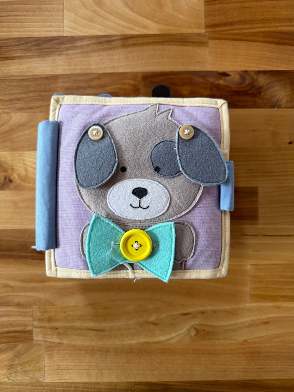 Educating Amy | Quiet Play Book Little Dapper Puppy Mini | 6”x6”